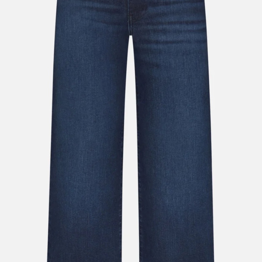 Frame Le Slim Palazzo denim. EUC. Dark wash. Plus size Stretchy! - Picture 3 of 8